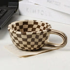 Caneca de Cerâmica Xadrez Criativa 200ml