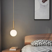 Luminária Led Bola de Vidro Moderna