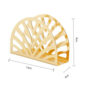 Porta Guardanapo Gold em Metal