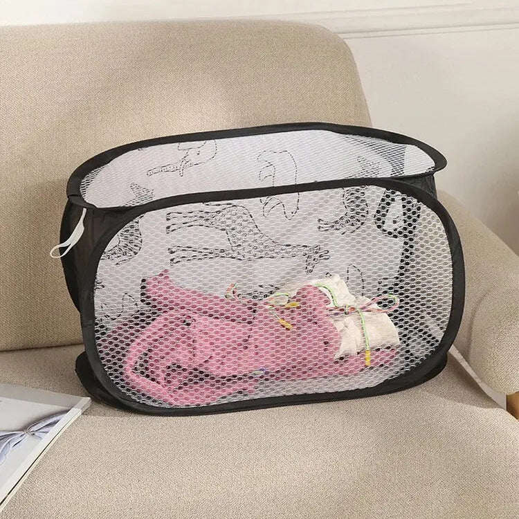 Cesta Organizadora de Roupas Sujas com Estampa Divertida de Bichinhos