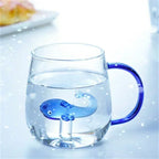 Caneca de Vidro Criativa Nature Vários Modelos 3D