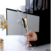 Taça de Cristal para Champanhe 120ml - Design Exclusivo