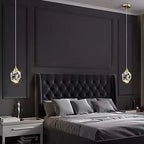 Pendente Lustre de Cristal e Cobre Luxo