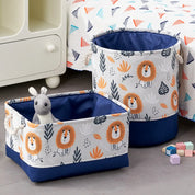 Cesta Dobrável Infantil de Armazenamento com Estampas Divertidas