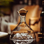 Decanter de Cristal Iceberg para Vinho Tinto Luxuoso