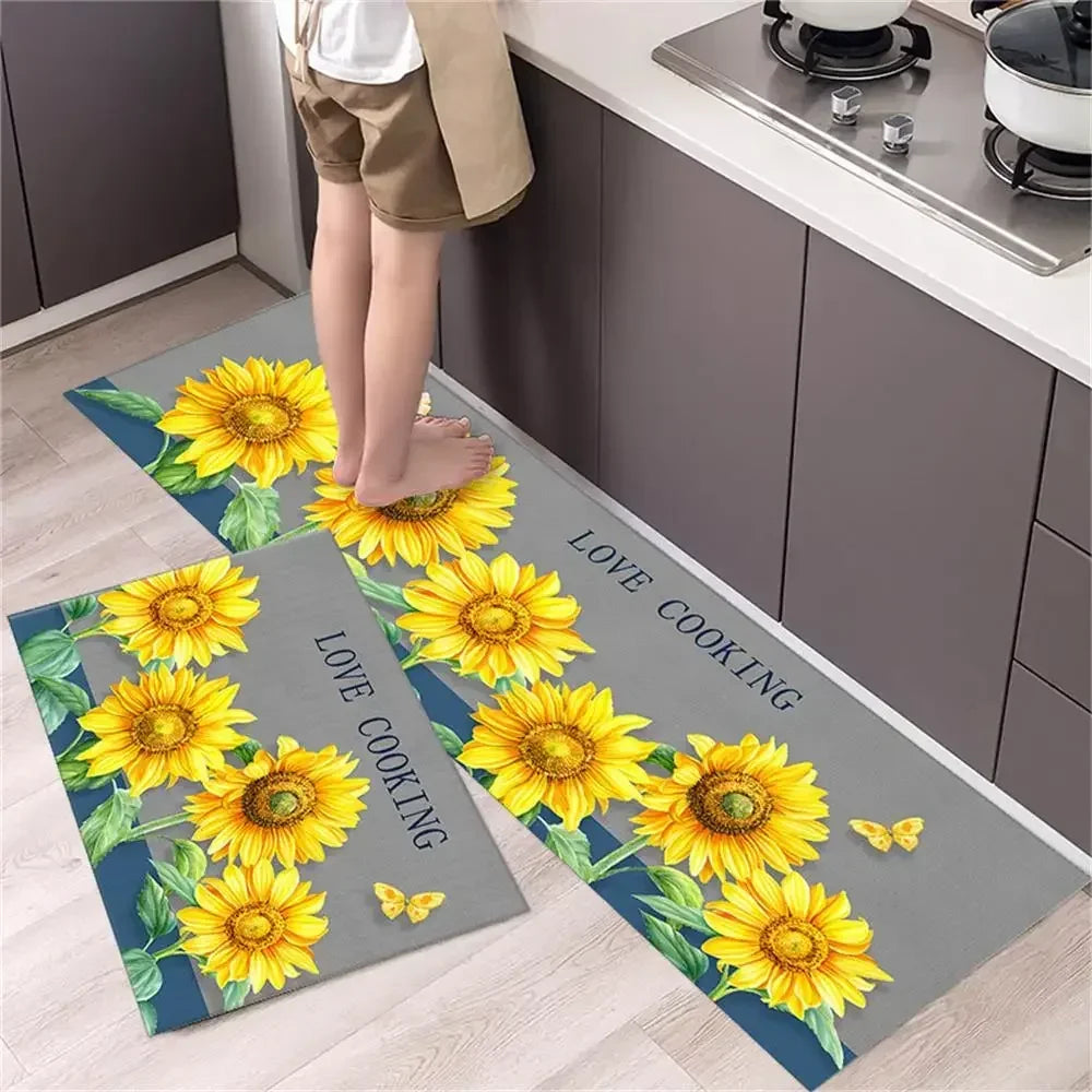 Conjunto Tapetes para Cozinha 2 PCS