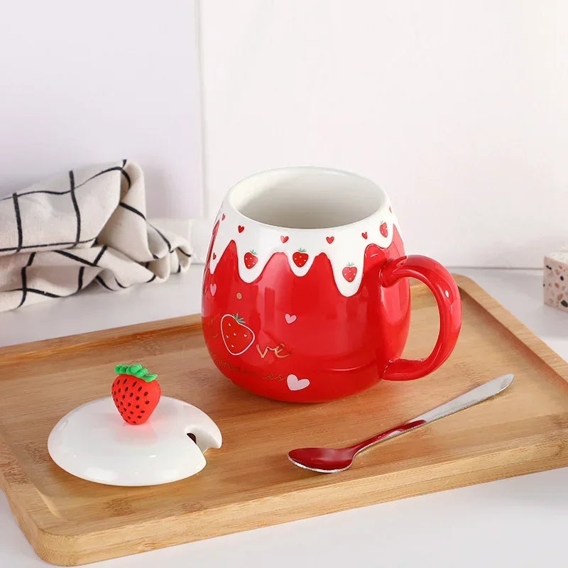 Caneca Strawberry 450ml