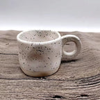 Caneca de Cerâmica 250ml com Alça Criativa Estilo Artístico