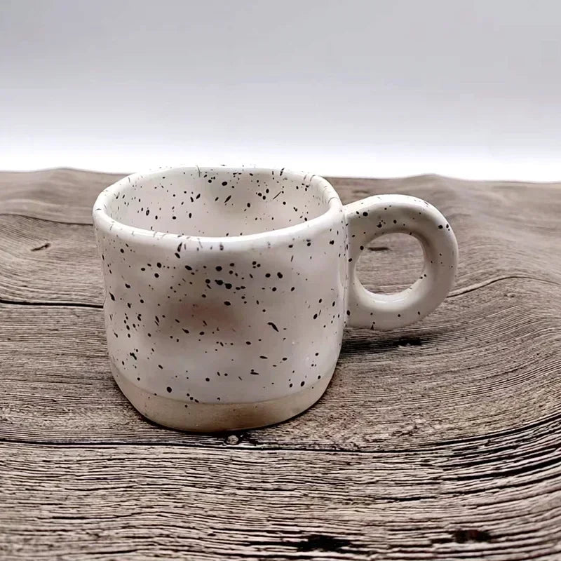 Caneca de Cerâmica 250ml com Alça Criativa Estilo Artístico