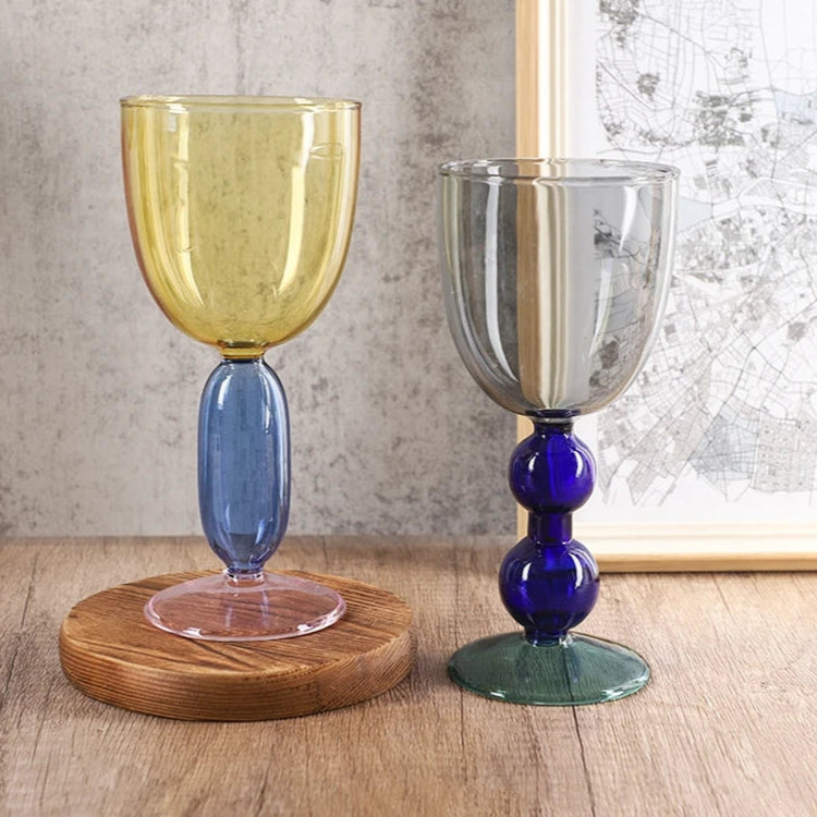 Taça de Vidro Arte Colorida - 300ml