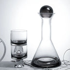 Jarra de Vidro Borosilicato Luxo 1.5L com Copos 260ml