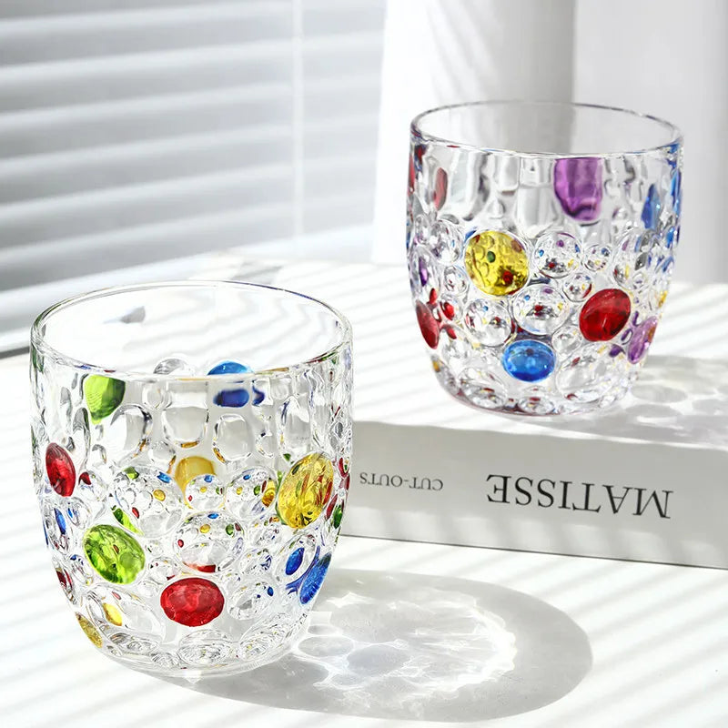 Copo de Cristal Luxuoso com Design Artístico