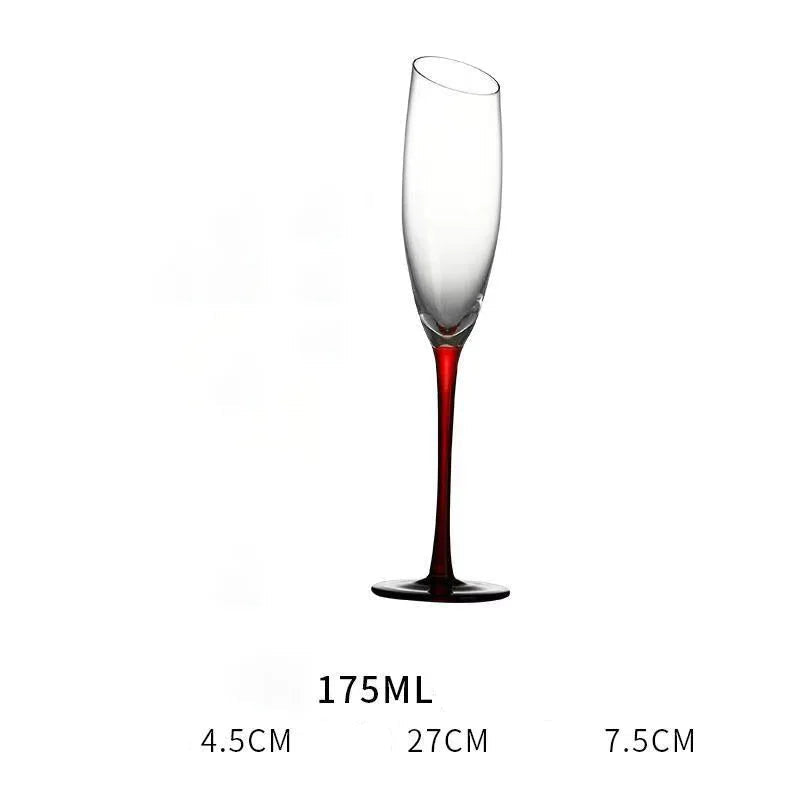 Conjunto de Taças de Cristal Francesas para Champanhe - 2 Peças