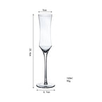 Cálice de cristal europeu, óculos de champanhe, copo de vinho espumante criativo