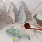 Suporte para Colher em Porcelana Premium para Cozinha
