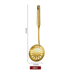 Conjunto De Utensílios De Cozinha Em Aço Inoxidável, Colher De Cozinha, Colher, Acessórios Para Casa, Ferramentas De Cozinha, Luxo, 7Pcs