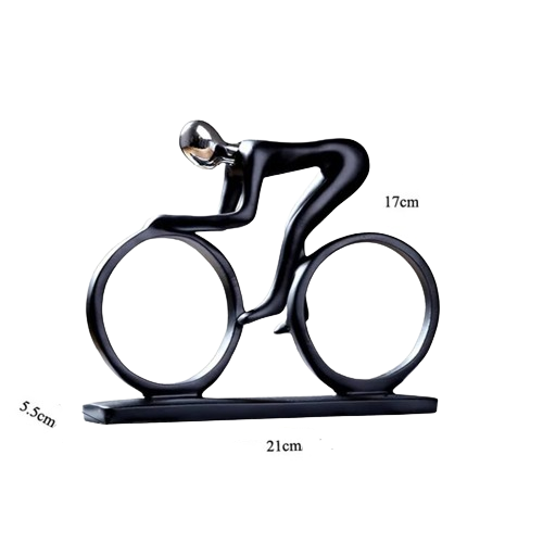 Ciclista Estatueta Minimalista