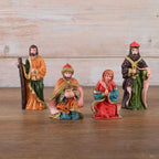 Conjunto de estatuetas de presépio de Natal com 10 peças, decoração de presépio de Natal, presentes, artesanato