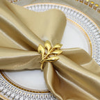 6 Anéis de Guardanapo em Metal 8 Modelos