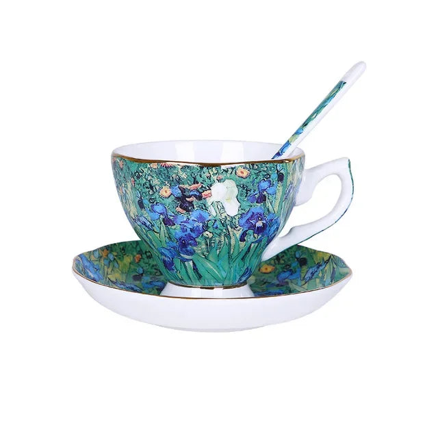 Conjunto Xícara Van Gogh 3 Peças