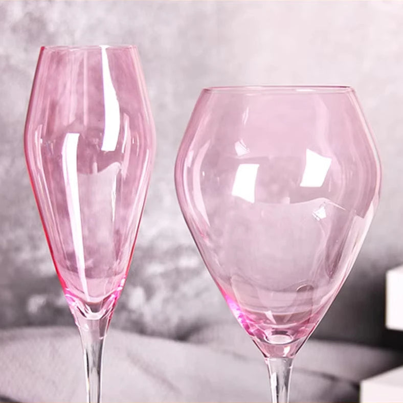Taça de Cristal Rosé para Vinho e Champagne