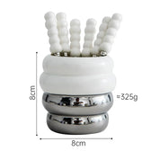 Conjunto Garfos para Frutas com Suporte de Cerâmica - 6pcs