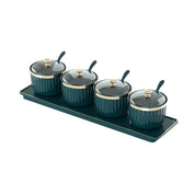 Jogo Porta Temperos Gramado 4 ou 5 pcs