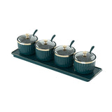 Jogo Porta Temperos Gramado - 4 ou 5 pcs