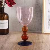 Taça de Vidro Arte Colorida - 300ml