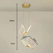 Pendentes Butterfly Gold Individual ou 2 Pcs