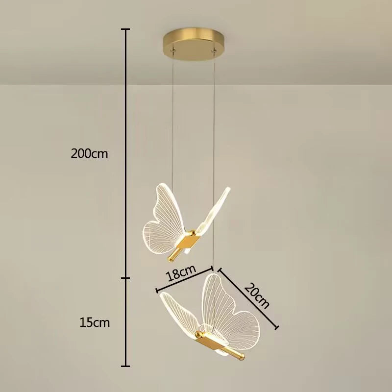 Pendentes Butterfly Gold Individual ou 2 Pcs