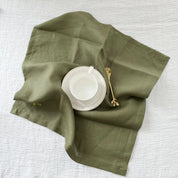 Kit Guardanapos Abelha de Linho 4 Pcs