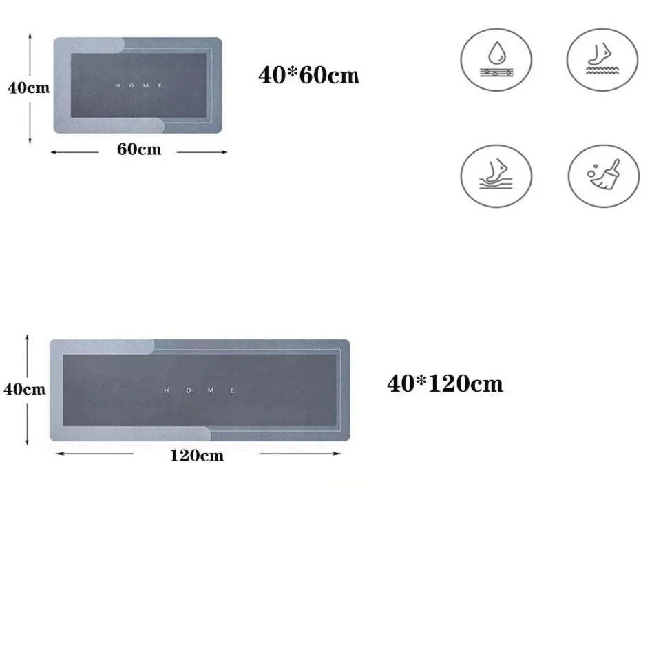 Conjunto Tapetes para Cozinha 2 PCS