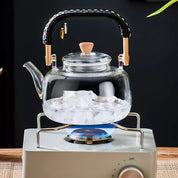 Chaleira de Vidro com Infusor para Chá