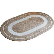 Hemu-tecido rattan tapetes redondos para sala de estar, tapetes de palha do quarto, tapetes de plantas naturais, mesa de jardim de cabeceira tapete de grama
