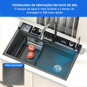 Pia Inteligente para Cozinha Cuba + Display Led