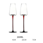 Conjunto de Taças de Cristal Francesas para Champanhe - 2 Peças