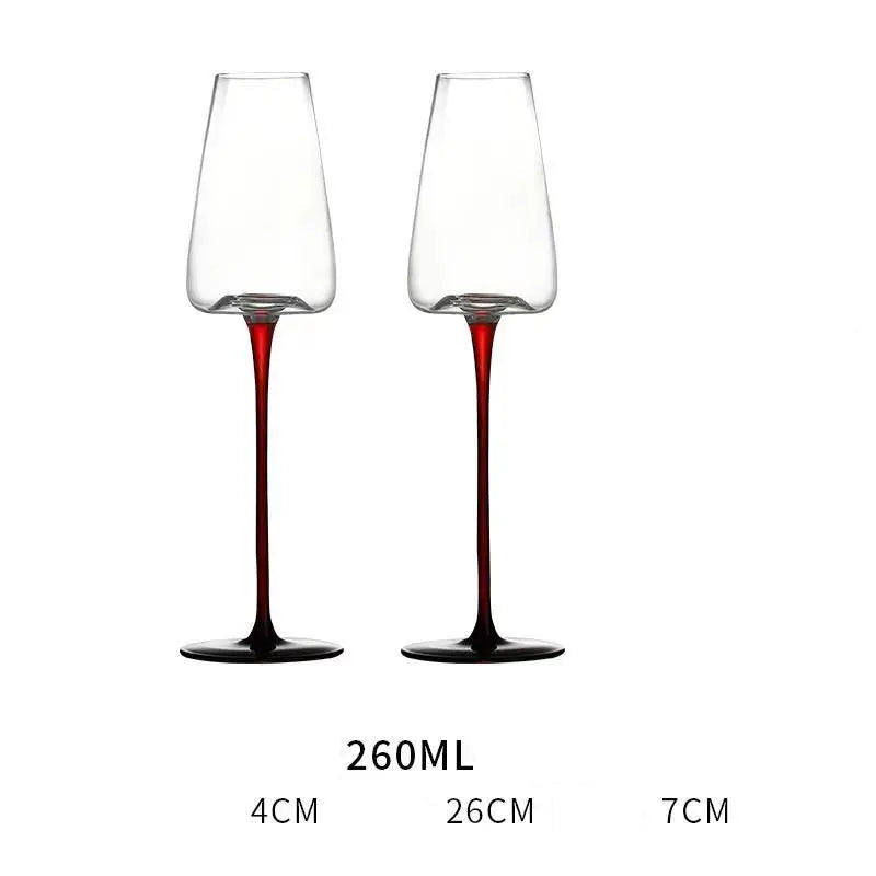 Conjunto de Taças de Cristal Francesas para Champanhe - 2 Peças
