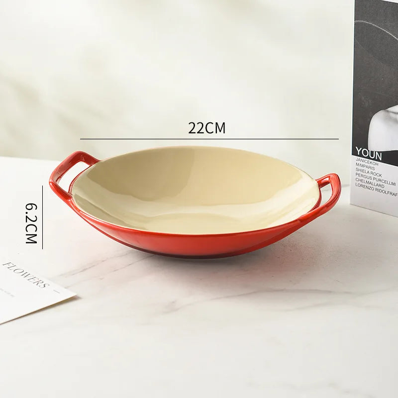Linha Louças em Porcelana Vermelha