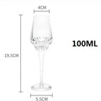 Taças Retrô de Cristal Luxo