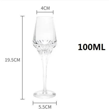 Taças Retrô de Cristal Luxo