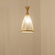 Mão-Tecido Lanterna De Bambu Lâmpada pingente, Rattan Natural, Lustres De Vime E27, Abajures De Bambu, Luz Pendurada, Luminárias
