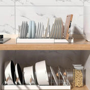 Organizador de Panelas em Aço Inox Expansível