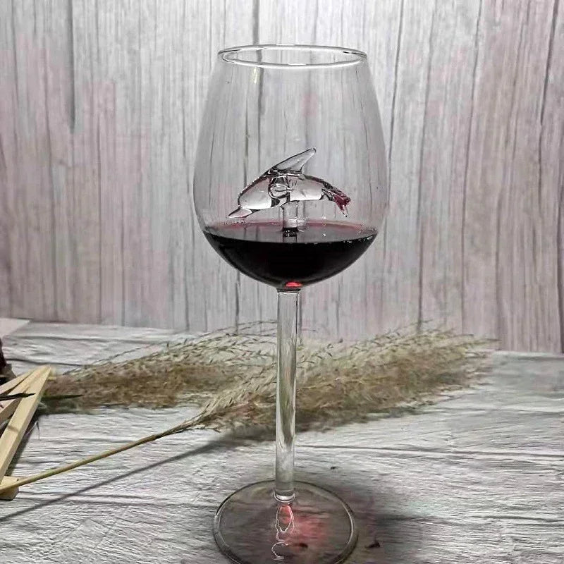Taça de Vinho com Design Marinho Exclusivo