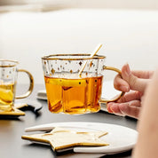 Caneca e Pires Formato Lua e Estrela 240ml