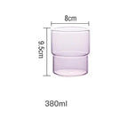 Copo de Vidro Colorido - 300ml ou 380ml