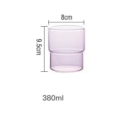 Copo de Vidro Colorido - 300ml ou 380ml