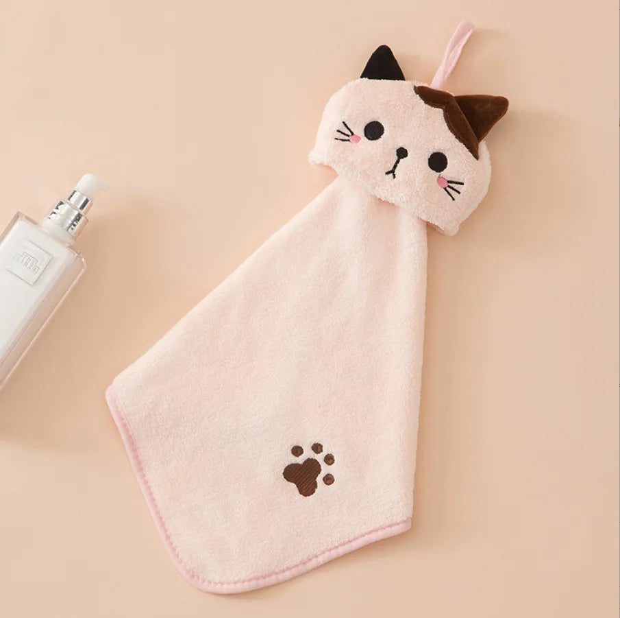Toalha para Mãos Gatinho Colorido