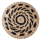 Seagrass Woven Wall Basket para Decoração de Casa, Natural Boho Fruit Bowl, Rattan Pendurado, Ornamentos Decorativos, Sala Artesanato