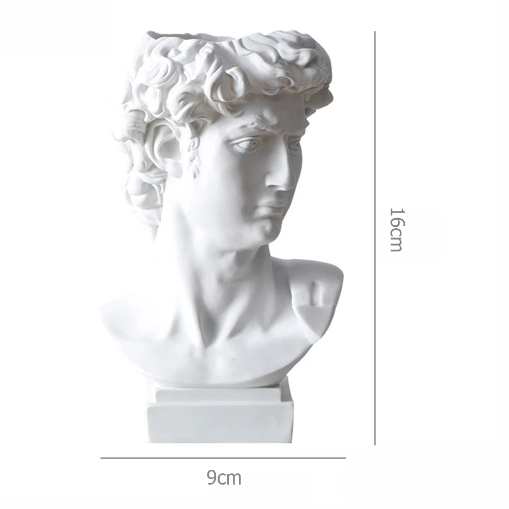 Escultura de Davi Busto em Resina
